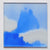azulejo de vidrio flotado con biseles pulidos en tonos azules. Pieza única firmada, bajo pedido